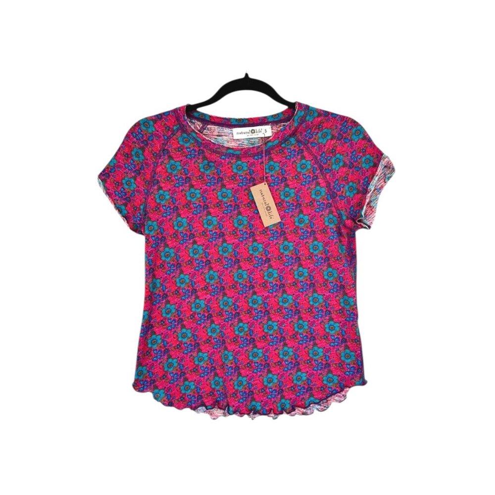 NATURAL LIFE Lily Cotton Short Sleeve Tee Shirt - Picture 2 of 6
